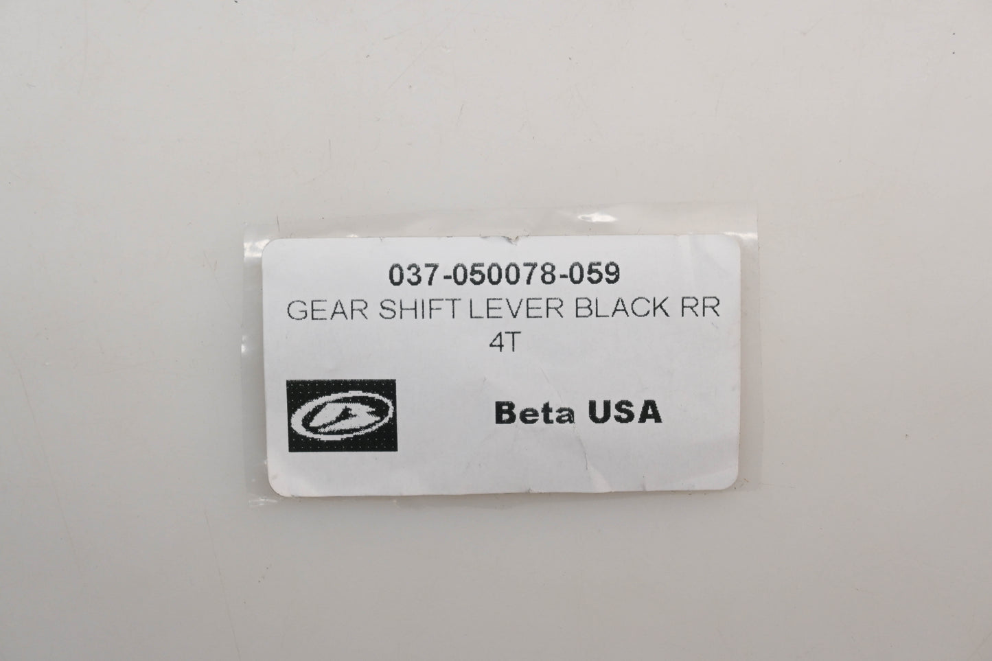 Beta 037-050078-059, 037.05.007.80.59 RR 4T Black Shift Lever Assembly NOS