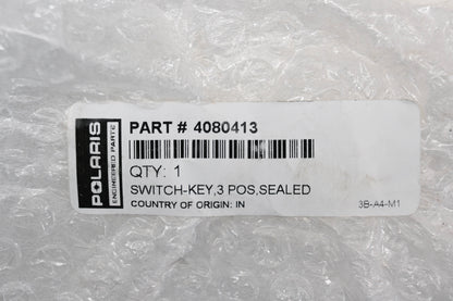 New OEM Polaris 4080413 3 Position Ignition Switch Kit NOS