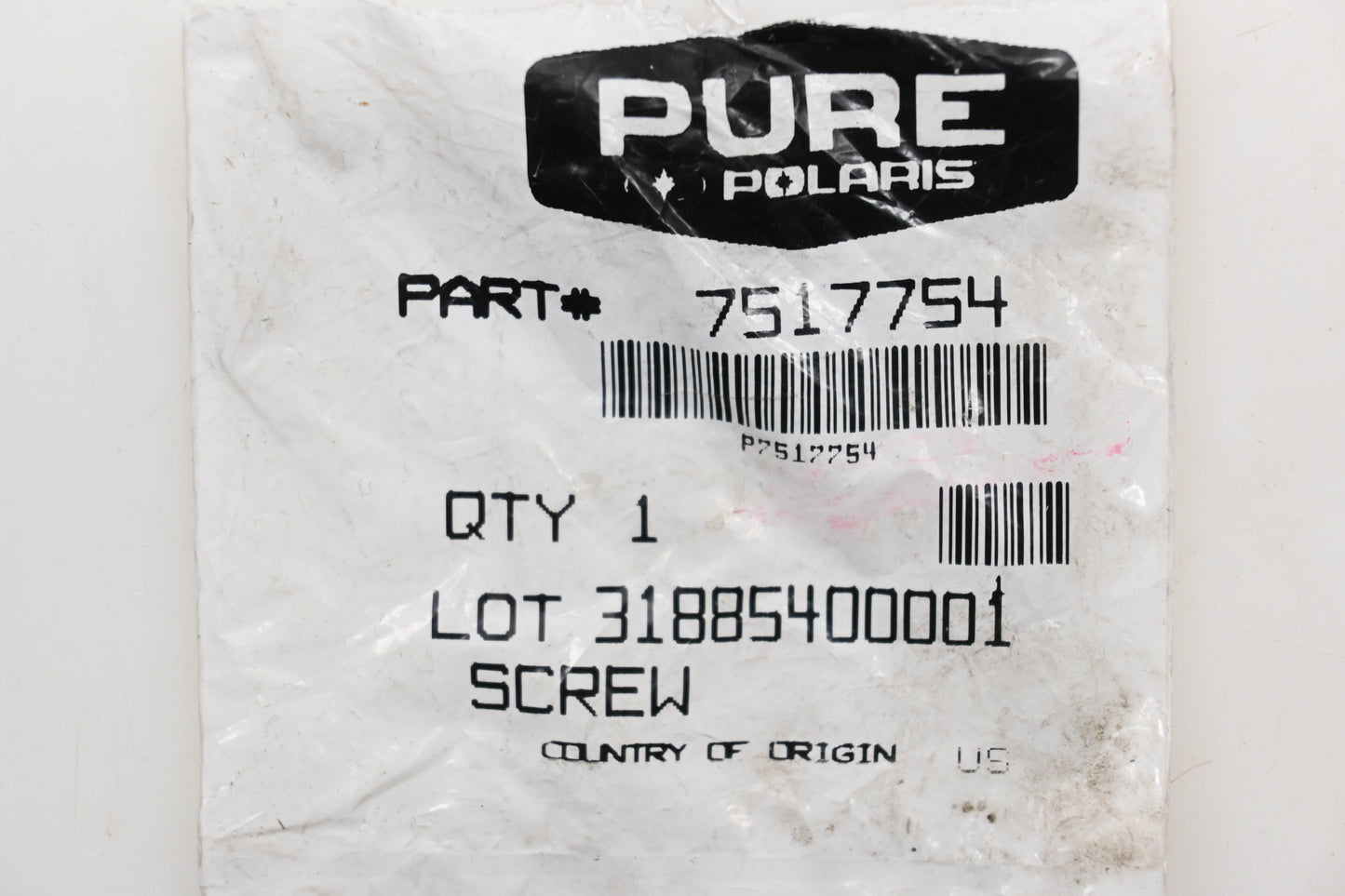 New OEM Polaris 7517754 Screw NOS