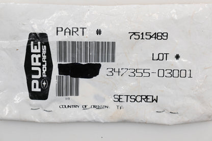 New OEM Polaris 7515489 Set Screw NOS