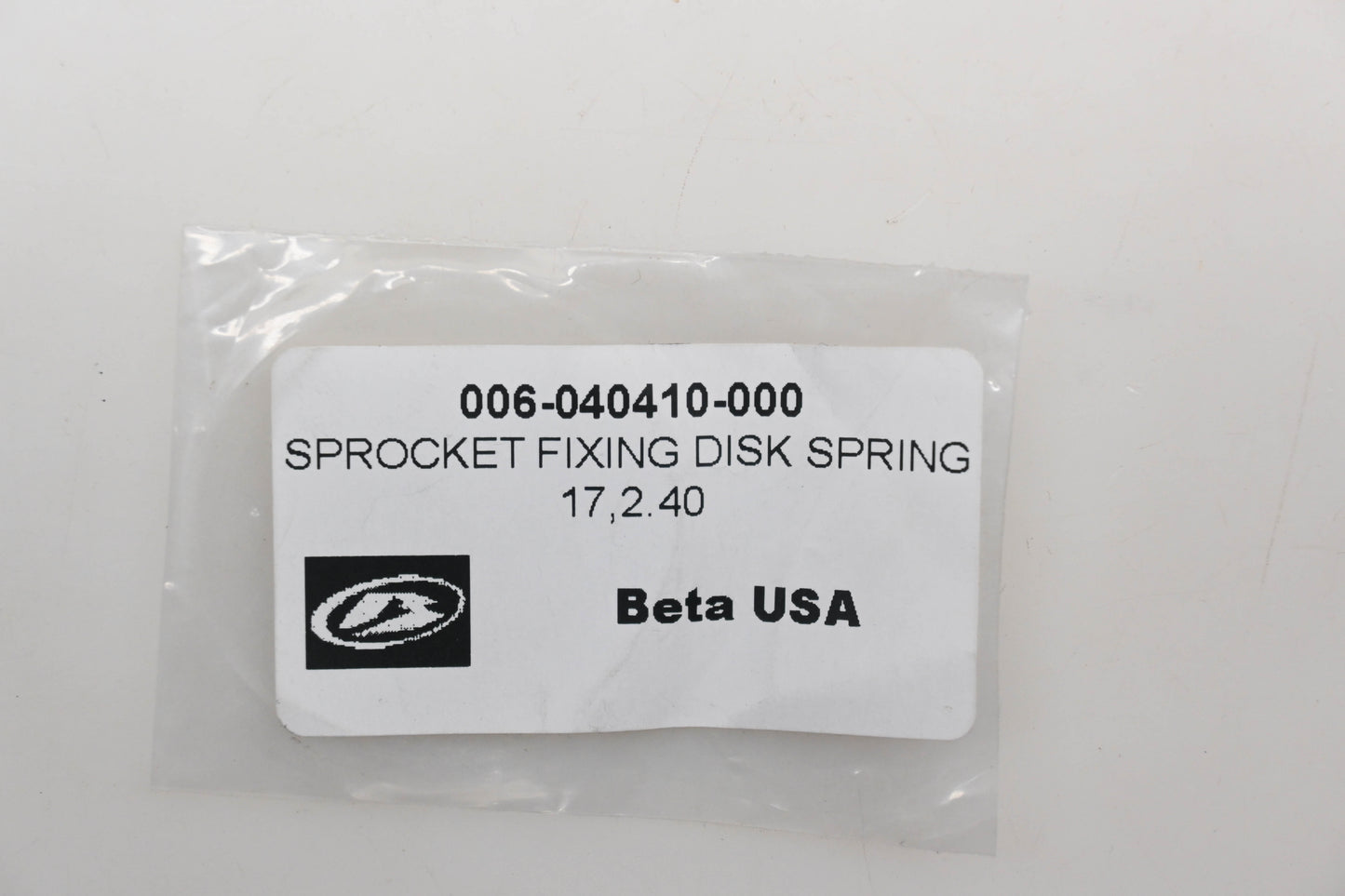Beta 006-040410-000, 006.04.041.00.00 Sprocket Fixing Disk Spring NOS