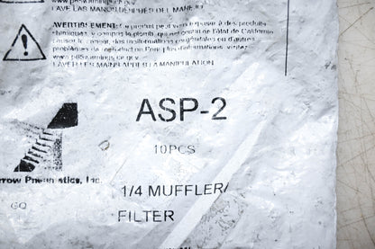 Arrow Pneumatics ASP-2 Exhaust Muffler NOS