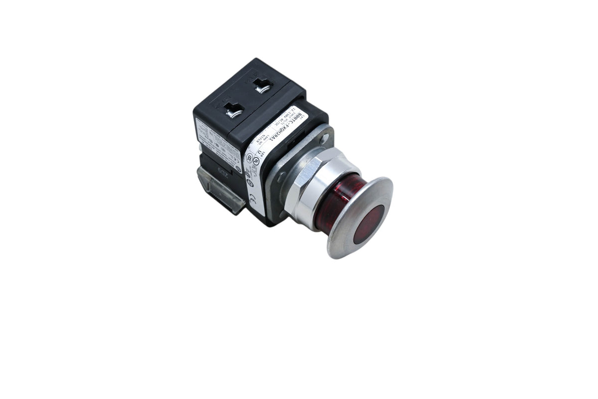 Allen-Bradley 800TC-FXQH2RA1 Red Push/Pull Switch Button NOS