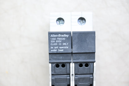 Allen-Bradley 1492-FB2C30 Fuse Holder with LED Blown Fuse Indicator NOS