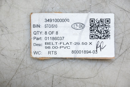 Aftermarket 01186037 Flat PVC Conveyor Belt 29.50" x 98.0" NOS