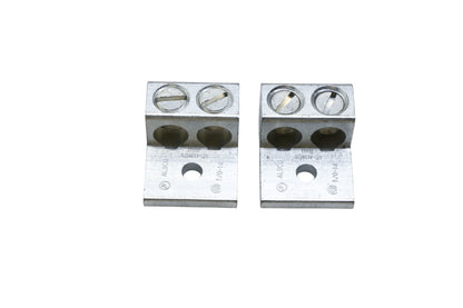 Blackburn ADR11-21 Dual Rated Aluminum Two Barrel Lugs Qty 2 NOS
