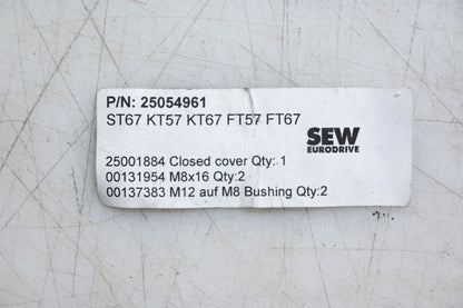SEW Eurodrive 25001884, 25054961 Yellow Cover NOS