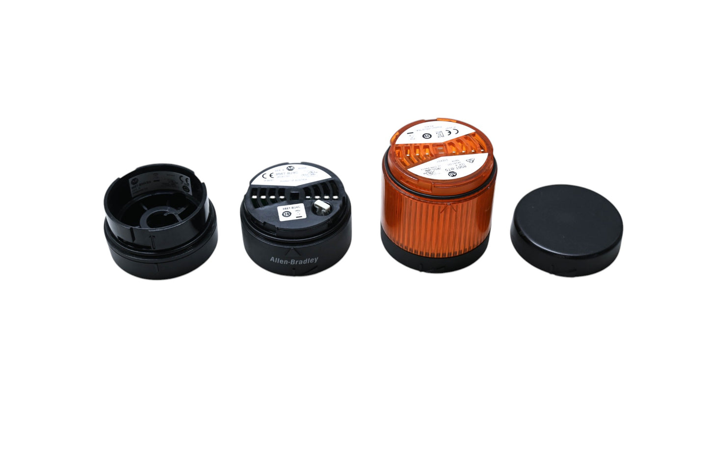 Allen-Bradley 856T-BT5 Complete Amber Stack Light NOS