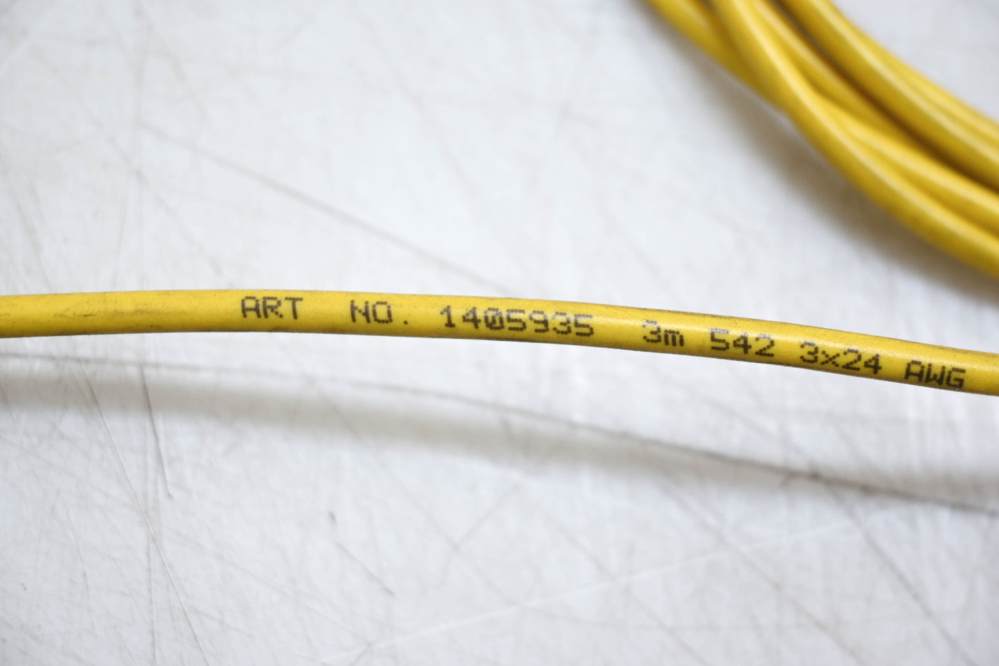 Phoenix Contact 1405935 Yellow Cable 3m AWG 34x20 NOS