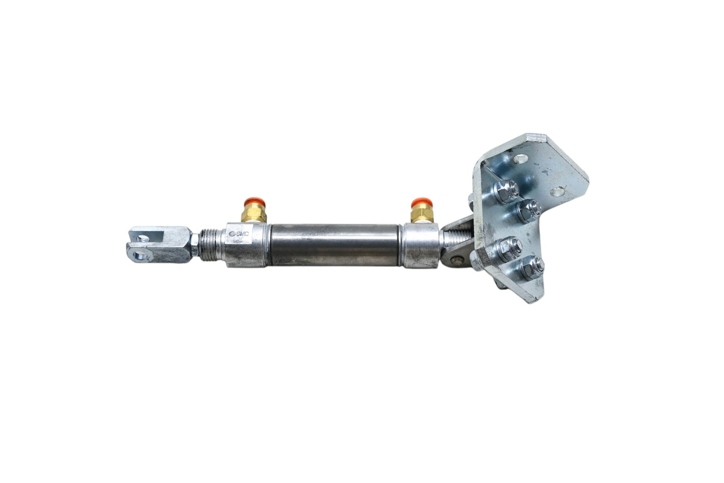 SMC NCMC075-0100 Pneumatic Cylinder with Bracket NOS