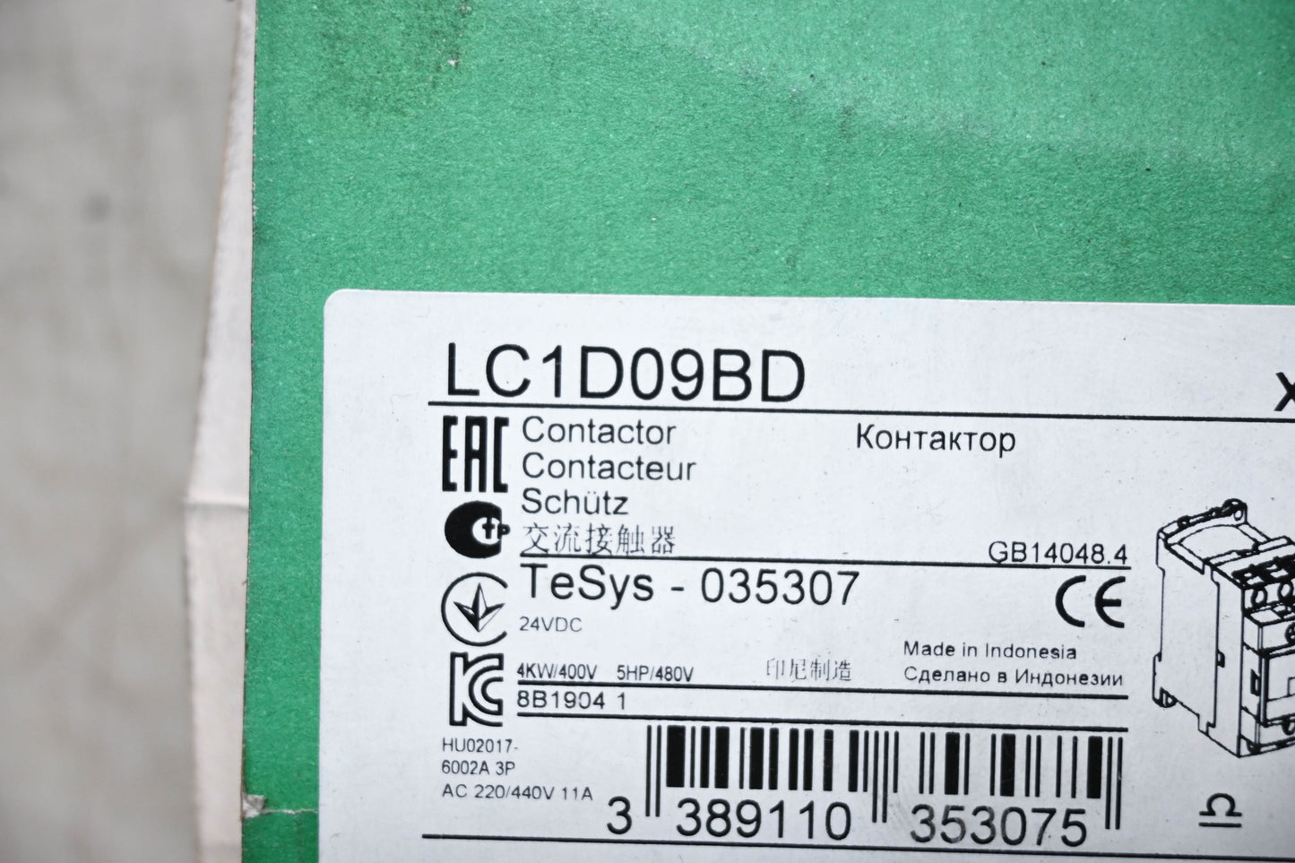 TeSys LC1D09BD Contactor NOS