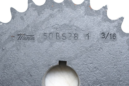 Martin 50BS28 1 3/16 Chain Roller Sprocket NOS