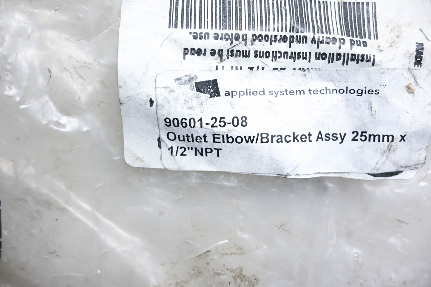 Aignep 90601-25-08, 90601 00 002 Single Elbow Outlet - NPTF Air Pipeline NOS