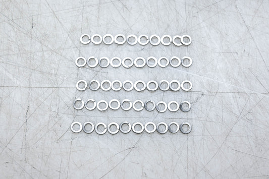 Fabory 22UJ57 A2 Stainless Steel Lock Washers (D127B) M3 Qty 50 NOS