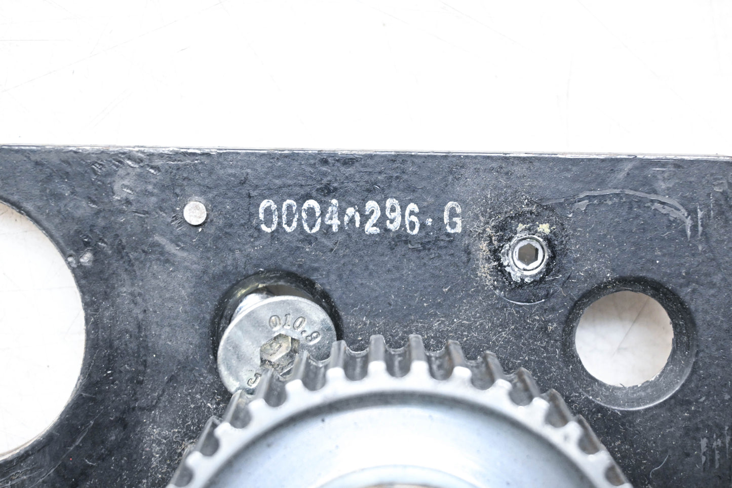 Aftermarket 00040296-G Black Plate 5.25"x6.5" with Gear