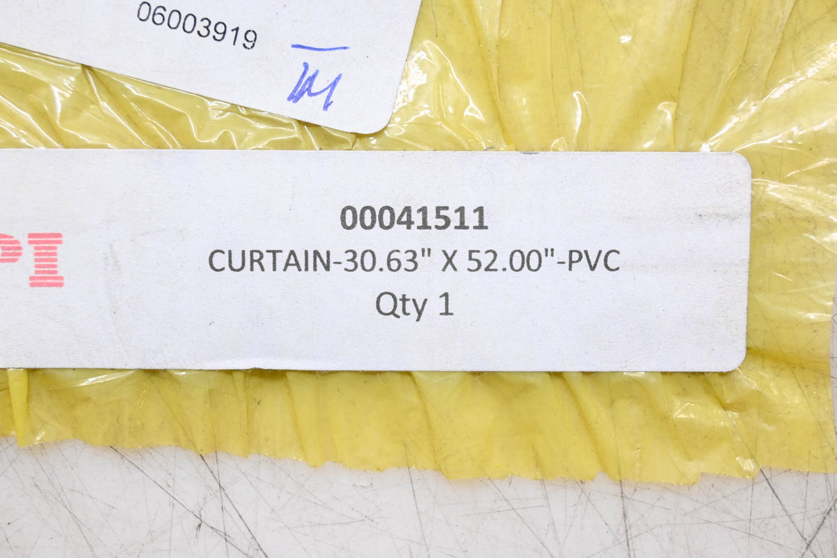NPI 00041511 30.63"x52.00" PVC Curtain NOS