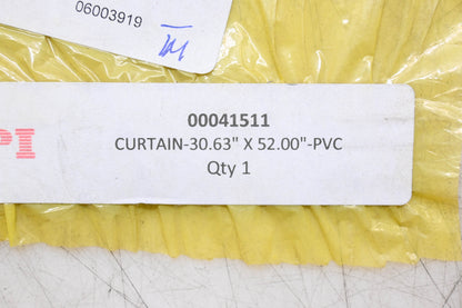 NPI 00041511 30.63"x52.00" PVC Curtain NOS