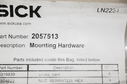 Sick 2057513 Mounting Hardware Kit NOS