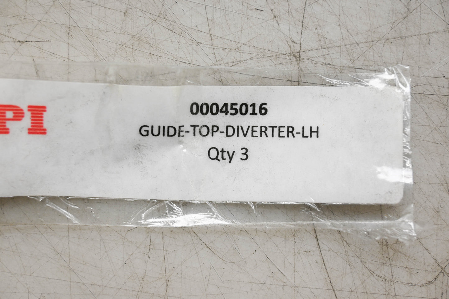 NPI 00045016 Left Hand Top Guide Diverter NOS