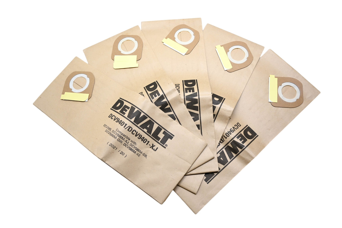 Dewalt DCV9401 Dust Extractor Replacement Paper Bags Qty 5 NOS