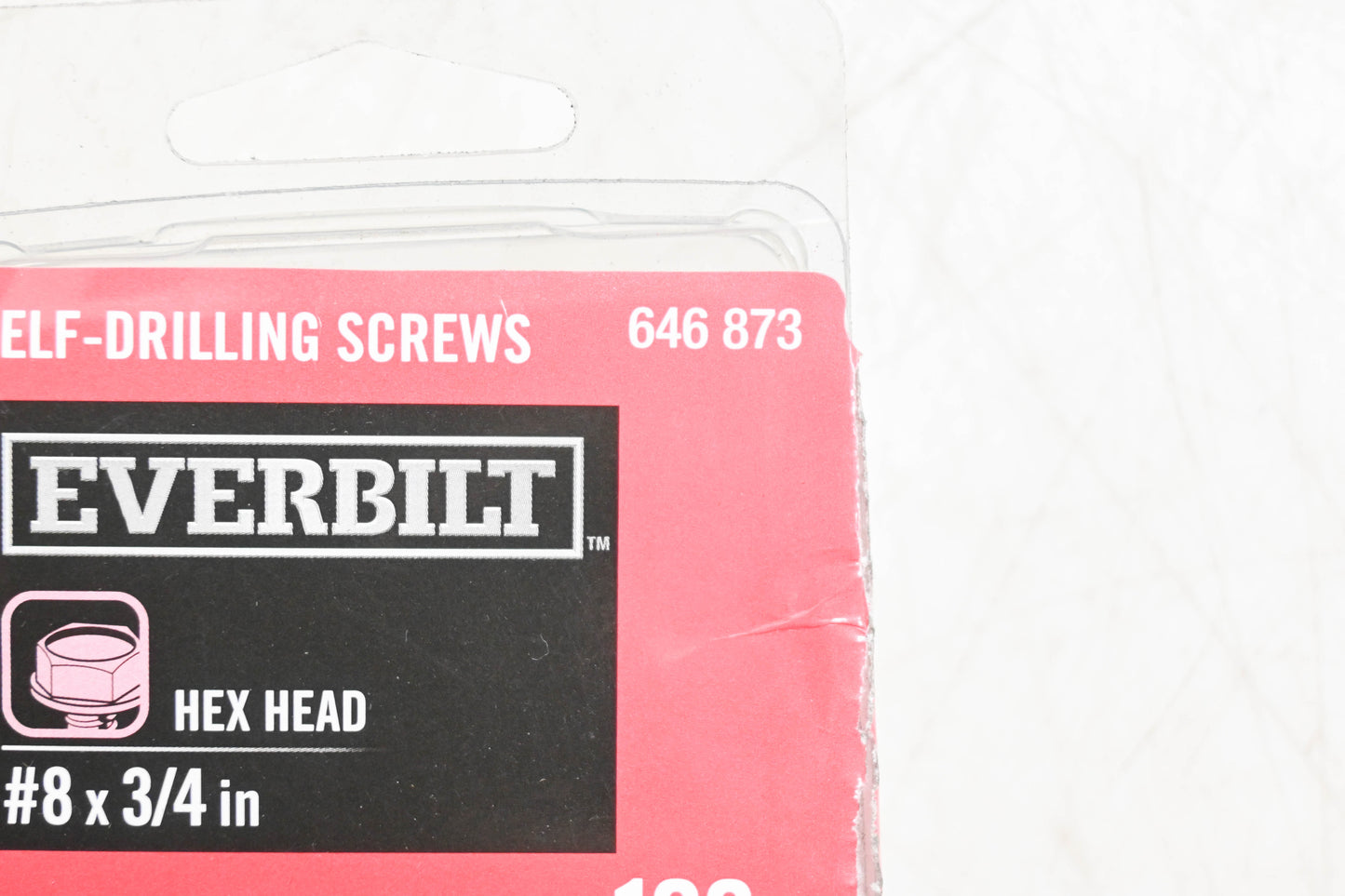 Everbilt 646 873 Self-Drilling Screws Zinc Plated Qty 88