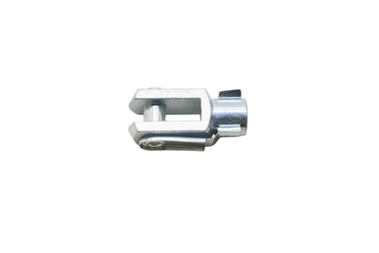 EuroSort 00001690 Galvanized Fork Head M12 with Locking Clip NOS