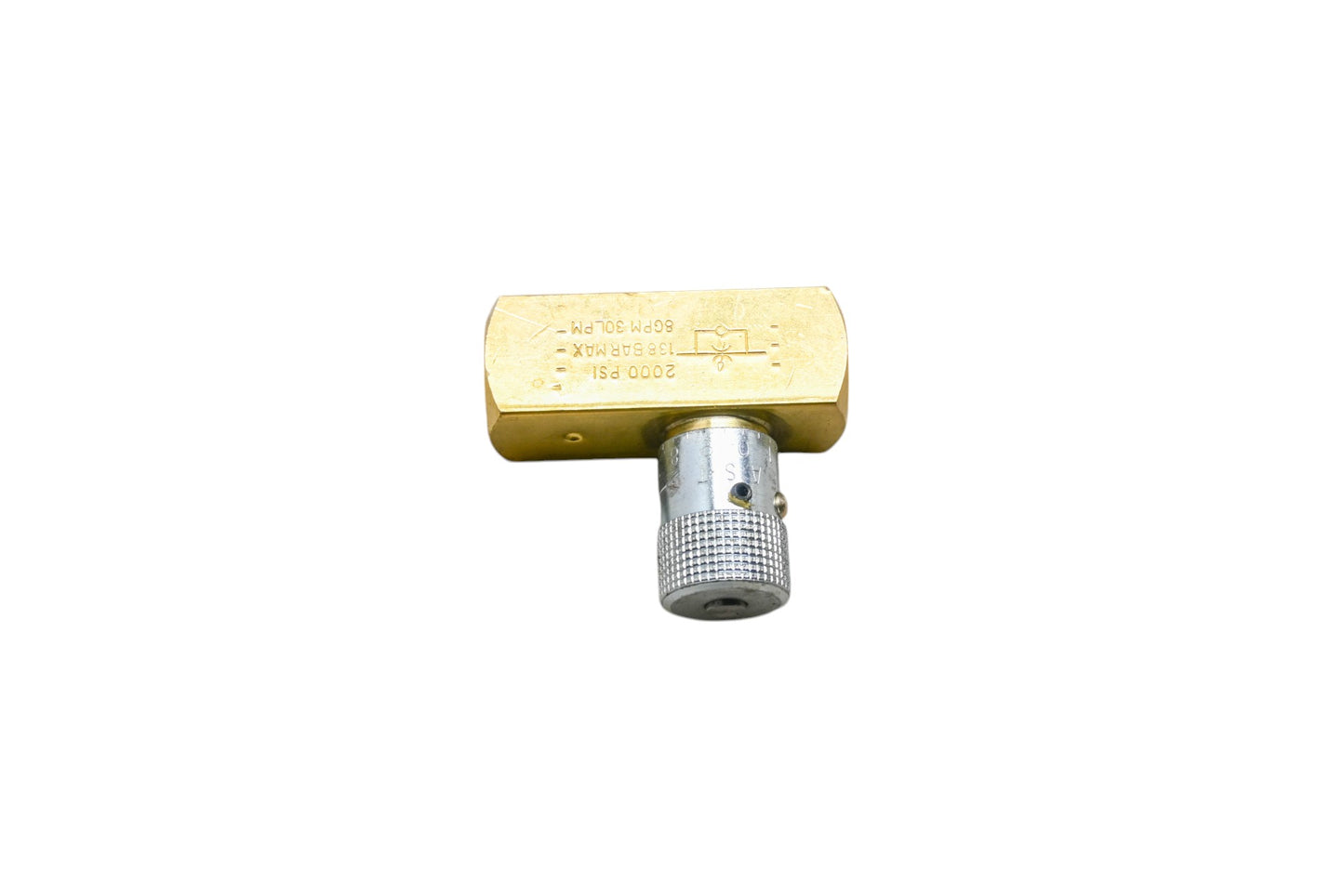 Parker F600B Brass Inline Flow Control Valve NOS