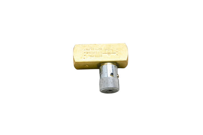 Parker F600B Brass Inline Flow Control Valve NOS
