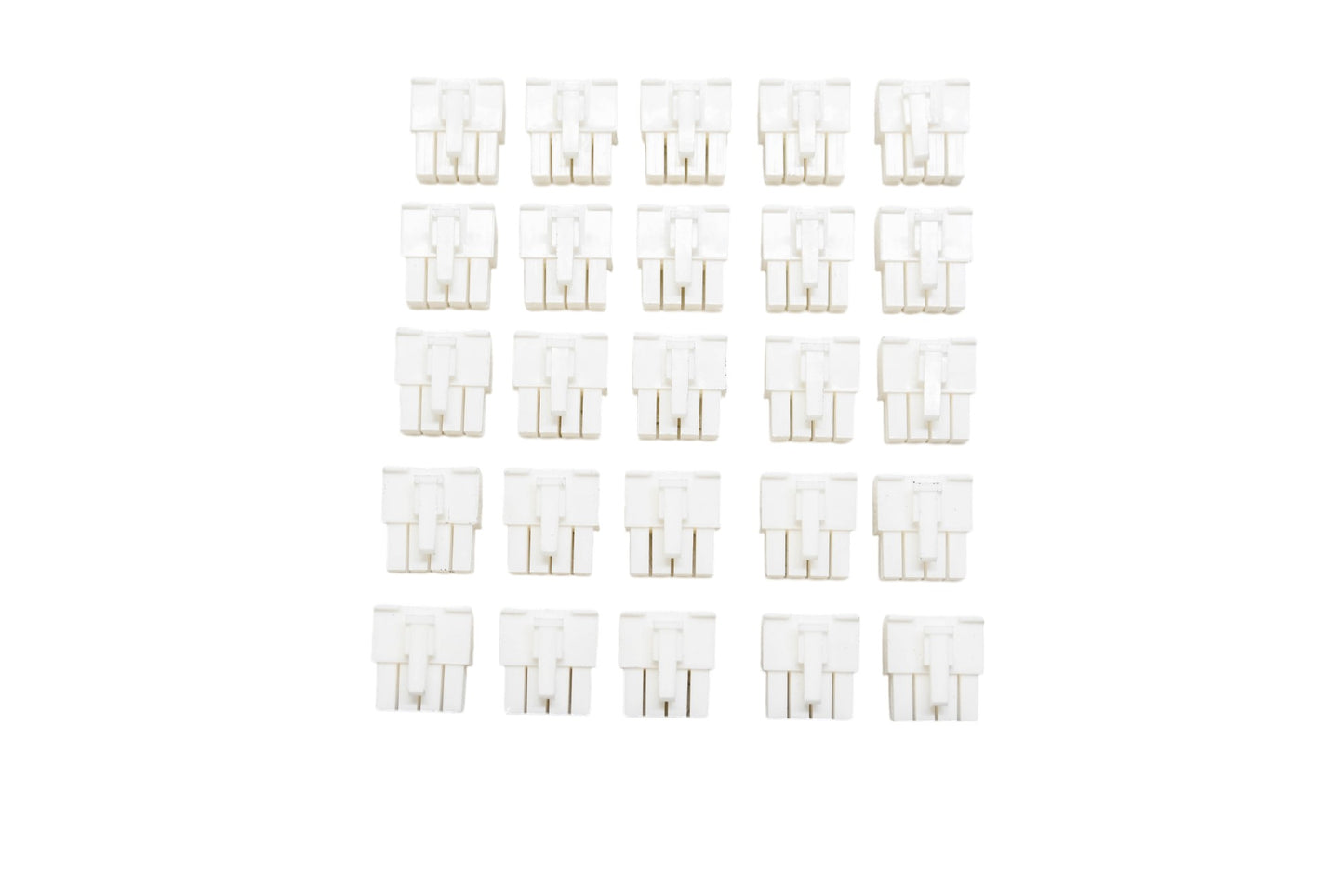 Aftermarket MXN 5557, 143273 8-Pin White Cable End Qty 25 NOS