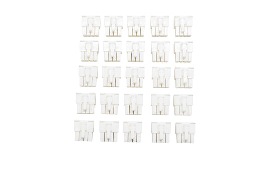 Aftermarket MXN 5557, 143273 8-Pin White Cable End Qty 25 NOS