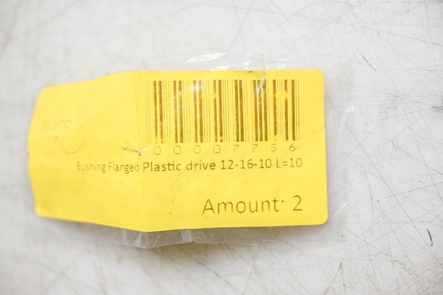 EuroSort 00007756 Flanged Plastic Drive Bushings Qty 2 NOS
