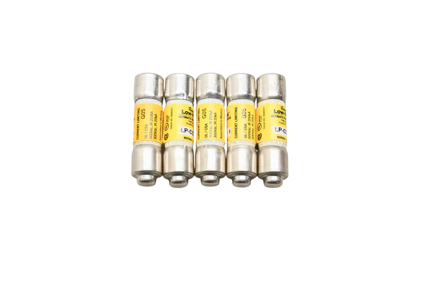 Bussman LP-CC-2 Time-Delay Fuses Qty 5 NOS