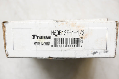 Tsubaki H60B13F Hardened Chain Sprocket NOS