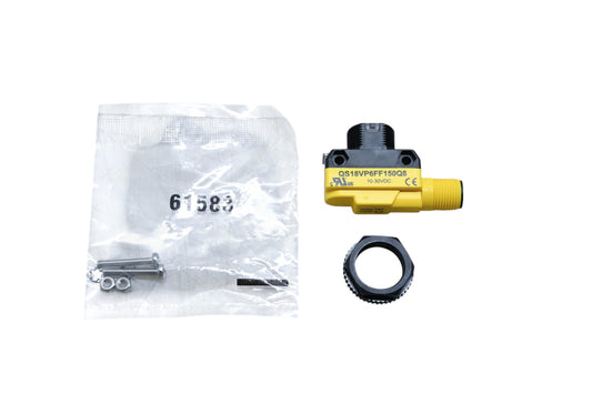 Banner Engineering QS18VP6FF150Q8 Photoelectric Switch Sensor Kit NOS