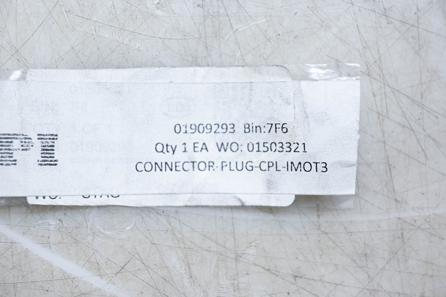 NPI 01503321 CPL IMOT3 Connector Plug NOS