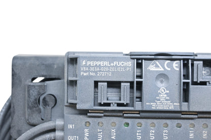 Pepperl+Fuchs VBA-3E3A-G20-ZEL/E2L-P1 Interface I/O Motor Control Module NOS