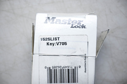 Master Lock 1525LIST Combination Lock NOS