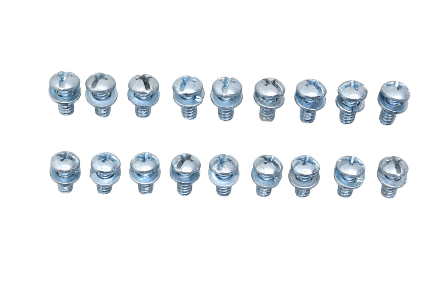 Aftermarket XY012-29 M7 Round Head Screws with Washers 1/2" Qty 18 NOS