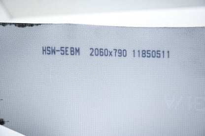 Habasit 11850511, HSW-5EBM 2mm Diamond Surface Dark Gray Conveyor Belt 2060x790mm NOS