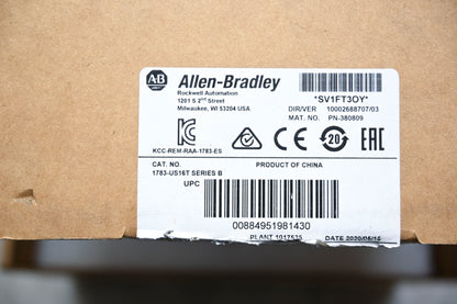 Allen-Bradley 1783-US16T Series B Stratix 2000 16 Port Ethernet Unmanaged Switch NOS