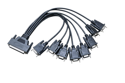 Aftermarket YL004-16 DB62 Male to 8-Port DB9 Male Connection Cable 1ft NOS