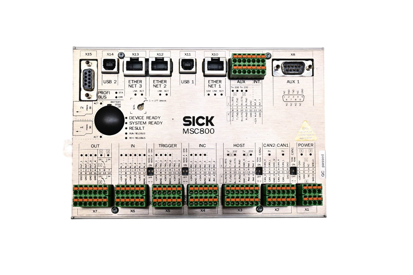 Sick MSC800-0000 Modular System Track Trace Controller, Software Version V3.80 NOS