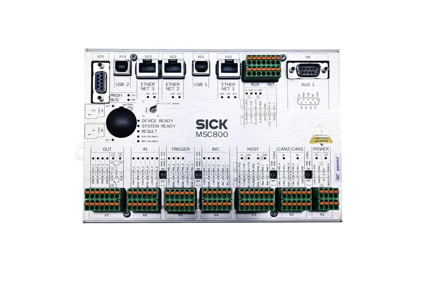 Sick MSC800-0000 Modular System Track Trace Controller, Software Version V4.10 NOS