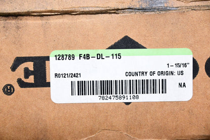 Dodge 128789, F4B-DL-115 Flange-Mount Ball Bearing Assembly NOS