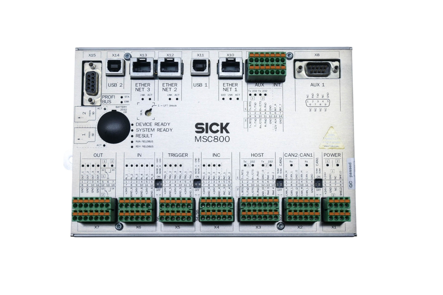 Sick MSC800-0000 Modular System Track Trace Controller, Software Version V3.65 NOS