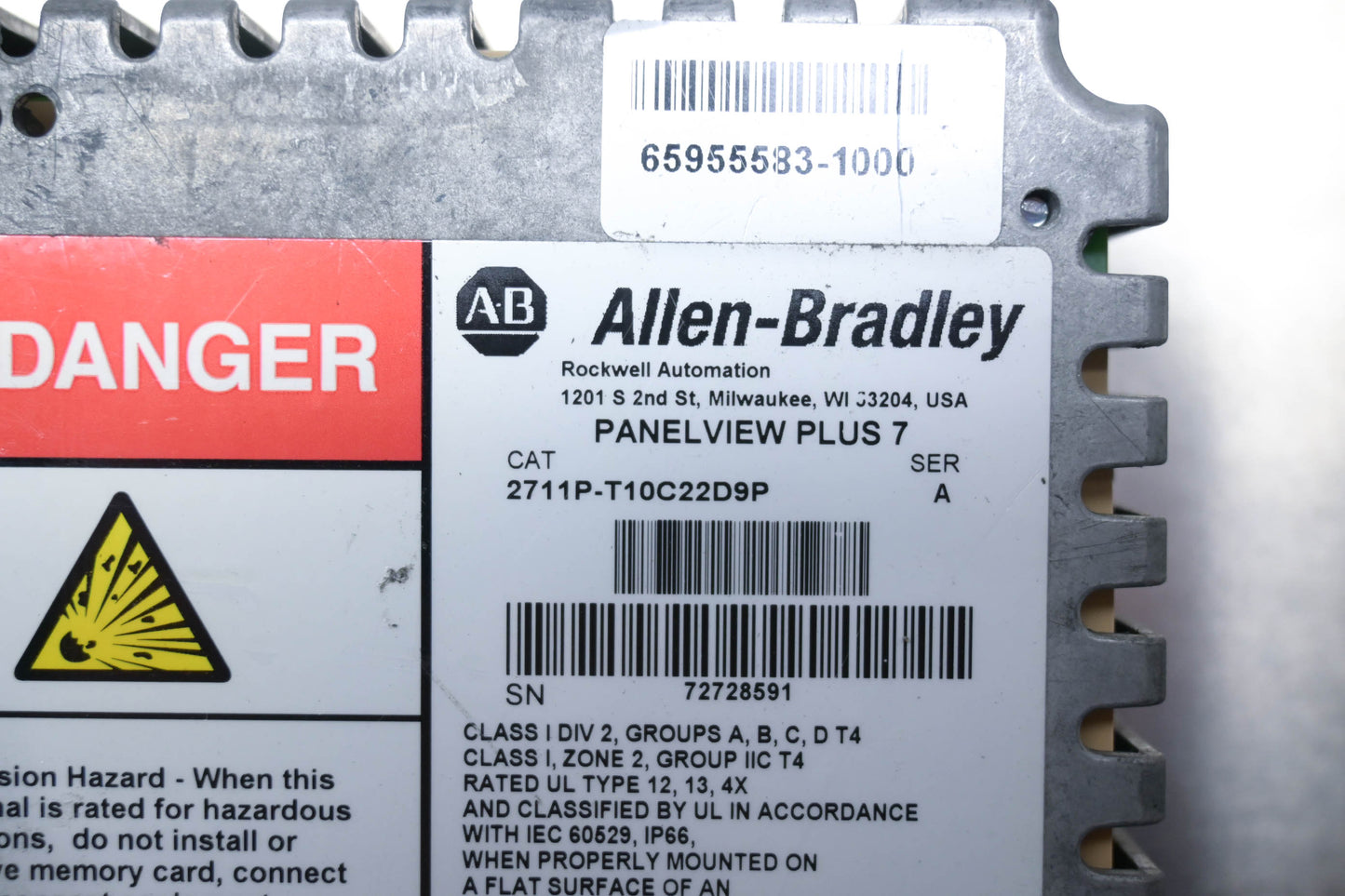 Allen-Bradley 2711P-T10C22D9P PanelView Plus 7 Graphic Terminal NOS