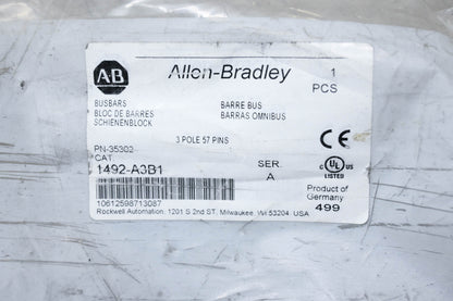 Allen-Bradley 1492-A3B1 Series A Bus Bar 40" NOS