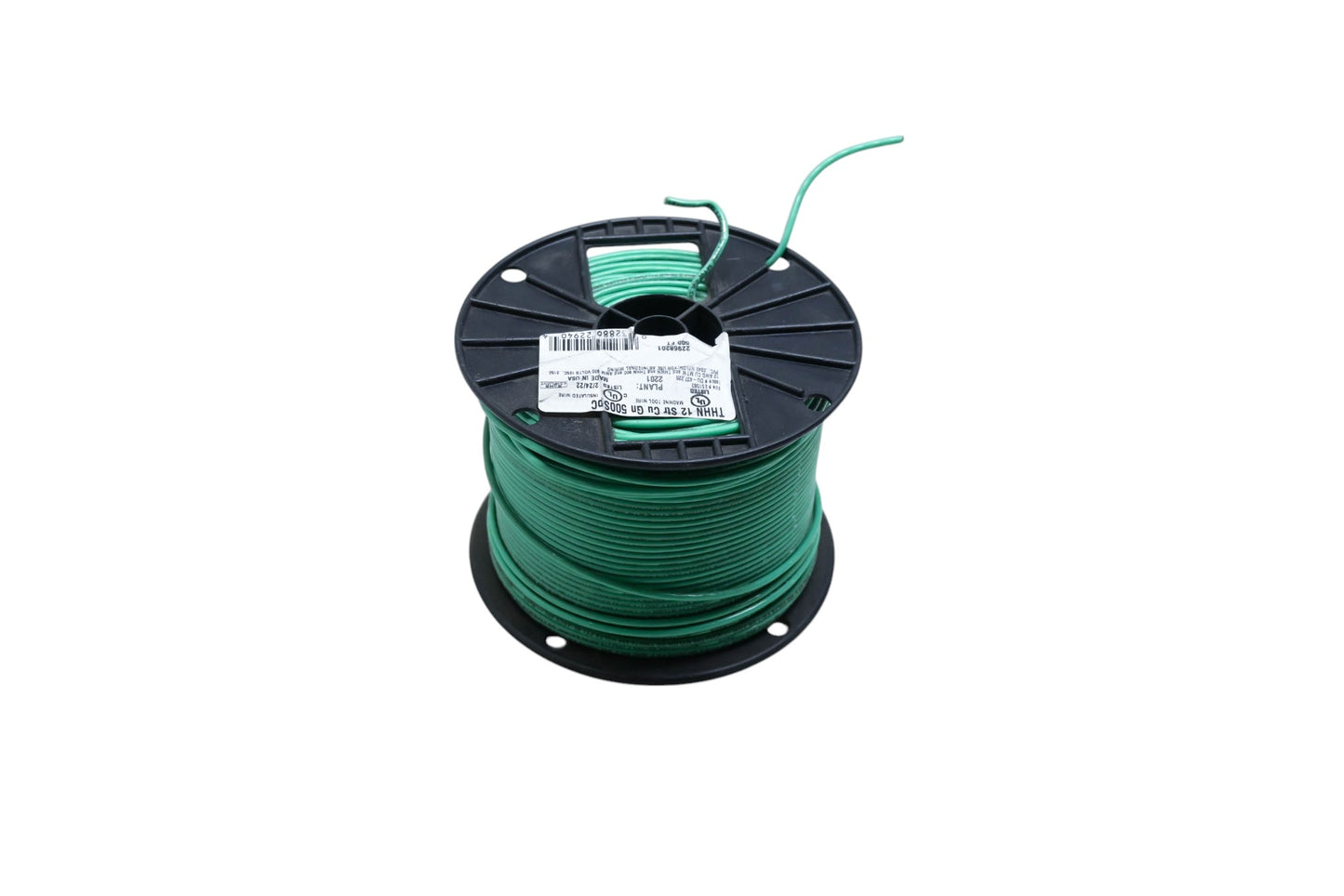 Southwire 22968201 12 AWG Green Building Wire Roughly 500ft NOS