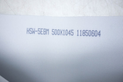 Habasit 11850604, HSW-5EBM 2mm Diamond Surface Dark Gray Conveyor Belt 1045x500mm NOS