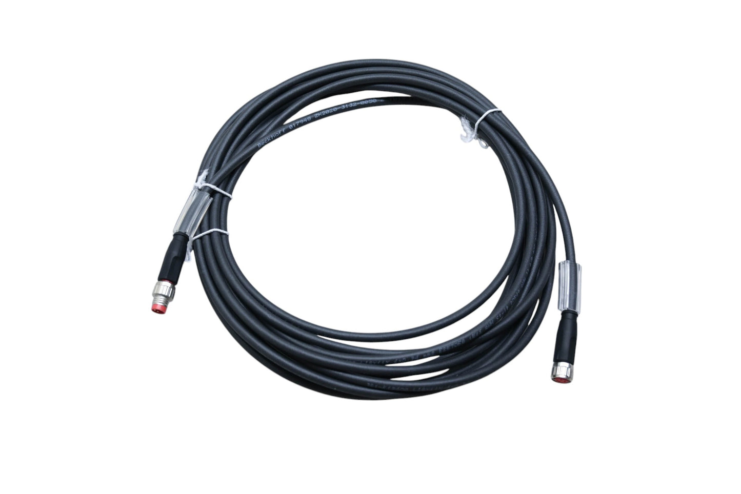 Beckhoff ZK2020-3132-0050 M8 4pos Female Straight to M8 4pos Male Straight 5m Cable NOS